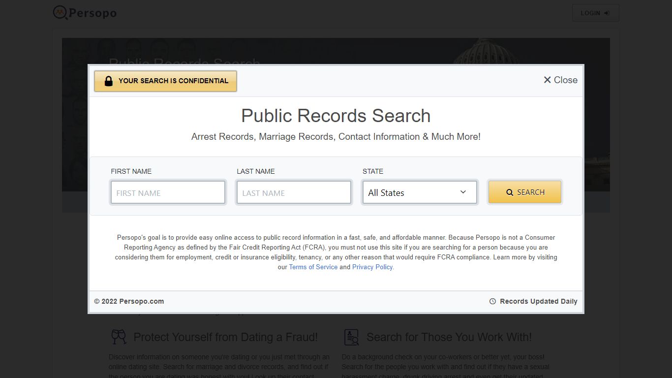 Persopo - People Search, Background Reports, Public Records