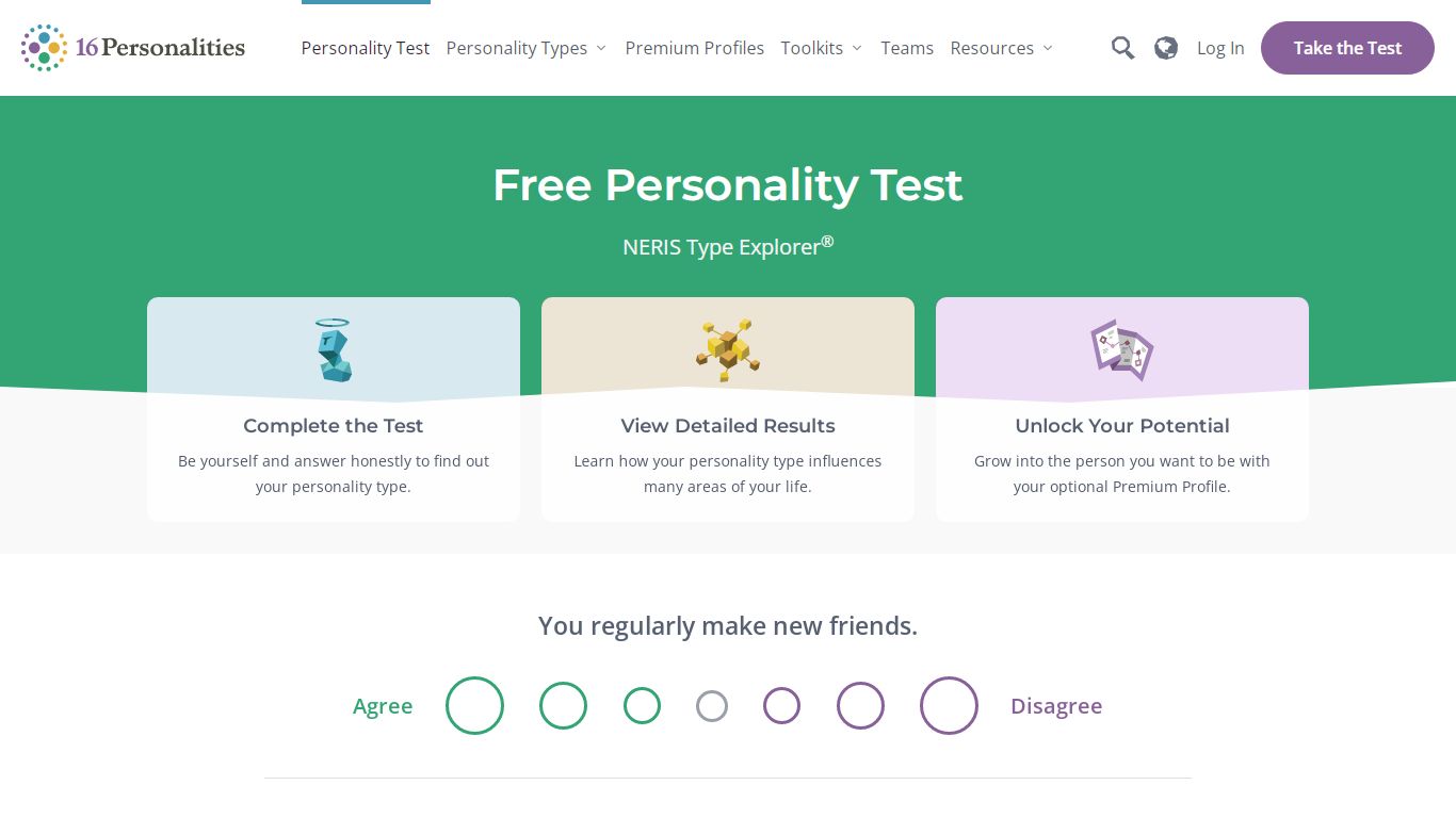 Free Personality Test | 16Personalities