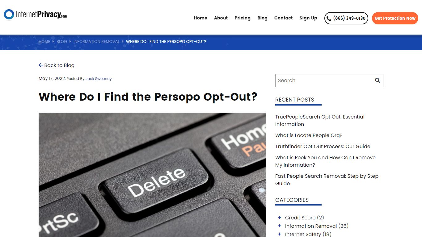 Where Do I Find the Persopo Opt-Out? - Internet Privacy